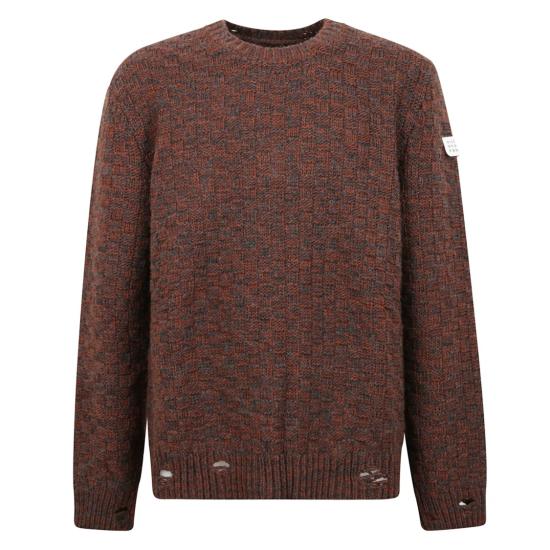 25FW MM6 메종마르지엘라 스웨터 SH2HL0034 M13174 Brown