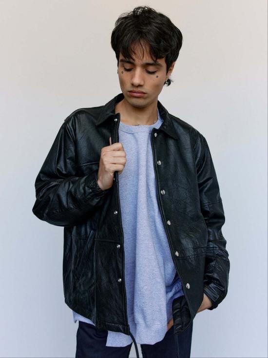  올드 파크 자켓 코치 재킷 블랙