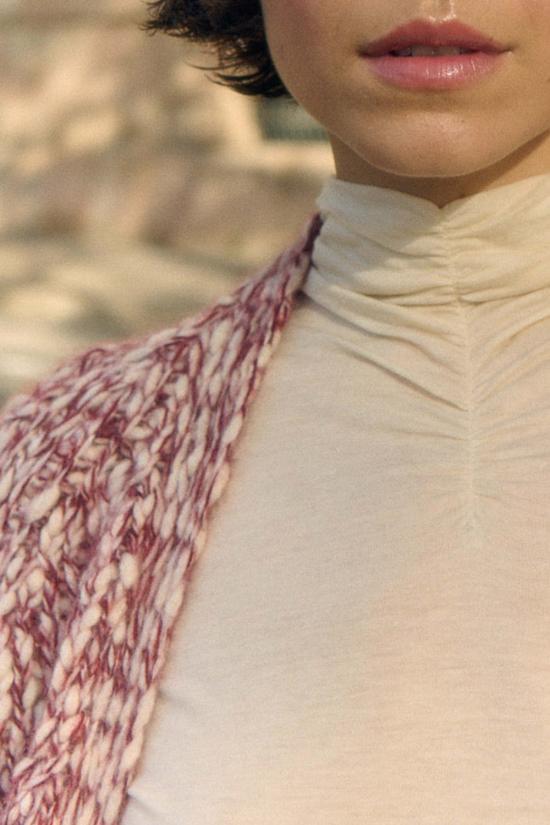  메이블앤모스 터틀넥 시타 무르트 카디건 - MABEL AND MOSS