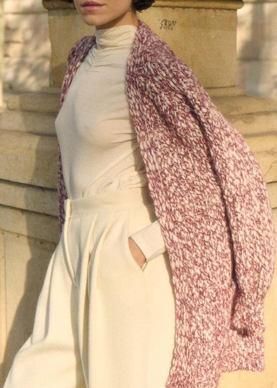  메이블앤모스 터틀넥 시타 무르트 카디건 - MABEL AND MOSS