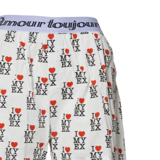 25FW 까르네 볼렌떼 숏팬츠 SS25UNW0102 ALLOVER White - CARNE BOLLENTE