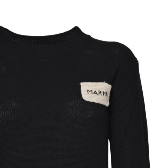 25FW 마르니 스웨터 GCMD0505Q0UFX325 00N99 Black - MARNI