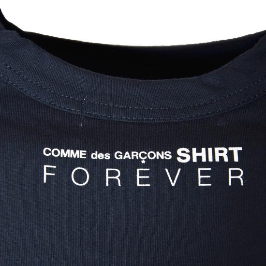 25FW 꼼데가르송 반팔 티셔츠 FZT004PER 2NAVY Blue - COMME DES GARCONS
