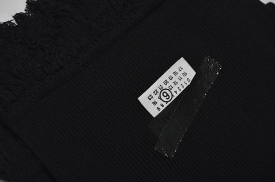 25FW MM6 메종마르지엘라 머플러/스카프 SH2TE0004M13168 900S Black - MM6 MAISON MARGIELA