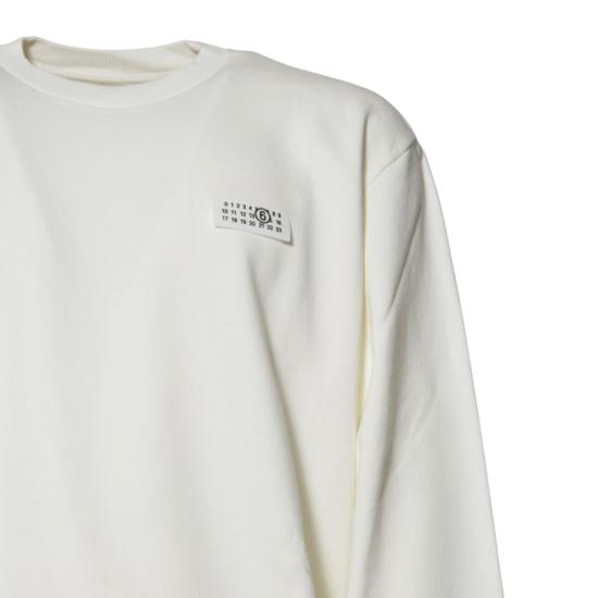 25FW MM6 메종마르지엘라 긴팔 티셔츠 SH2GU0025M25024 101 White - MM6 MAISON MARGIELA