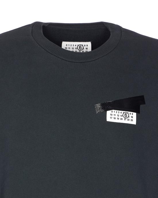 25FW MM6 메종마르지엘라 긴팔 티셔츠 SH2GU0025M25024 899 Nero lavato - MM6 MAISON MARGIELA