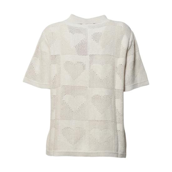 25FW 까르네 볼렌떼 반팔 티셔츠 SS25KNP0101 DARKBEIGE Beige - CARNE BOLLENTE