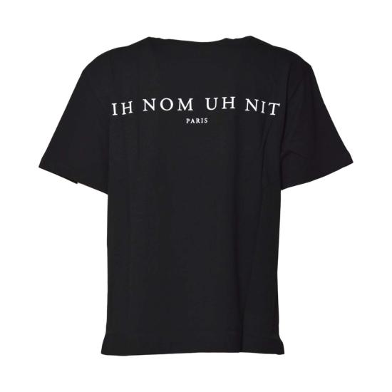 25FW 이놈어닛 반팔 티셔츠 NUW25268 009 Black - IH NOM UH NIT
