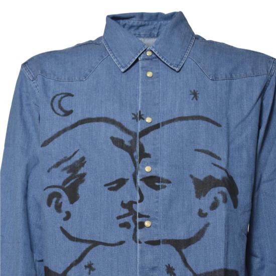 25FW 까르네 볼렌떼 긴팔 셔츠 AW25DLSS0101 DENIM Denim - CARNE BOLLENTE