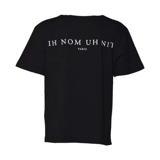 25FW 이놈어닛 반팔 티셔츠 NUW25259 009 Black - IH NOM UH NIT