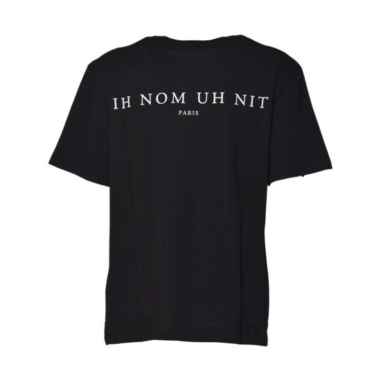 25FW 이놈어닛 반팔 티셔츠 NUW25225 009 Black - IH NOM UH NIT