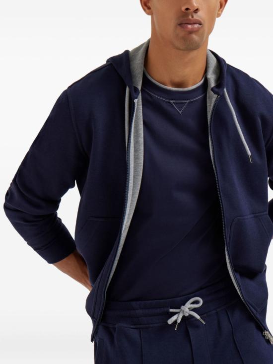 26SS 브루넬로 쿠치넬리 반팔 티셔츠 M0B137451G CD325 Blue - BRUNELLO CUCINELLI