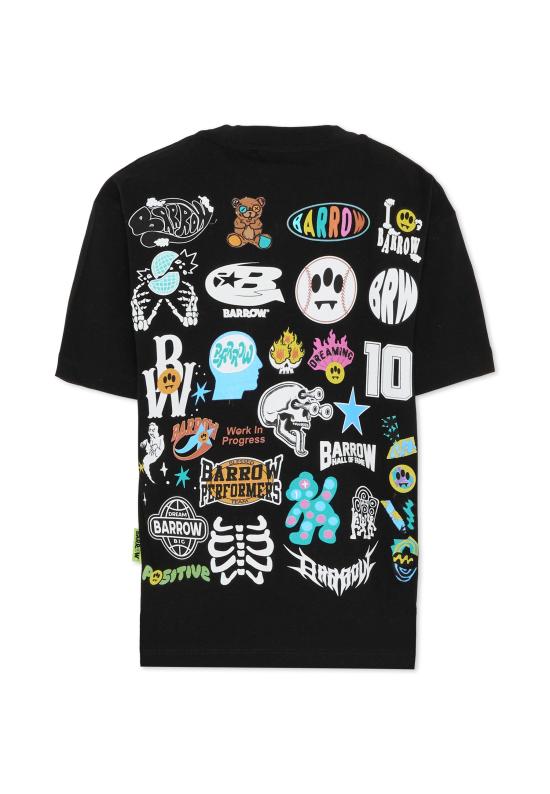 25FW [키즈] 바로우 티셔츠 F5BKJUTH123 110 BLACK