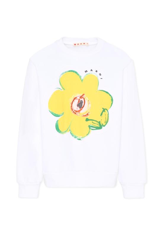 26SS [키즈] 마르니 폴로 셔츠 M01814 M00V1 0M100 WHITE