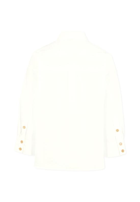 25FW [키즈] 랑방 셔츠 N30292 10P WHITE - LANVIN