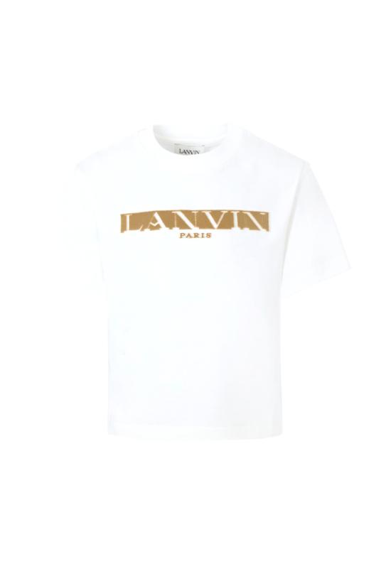 25FW [키즈] 랑방 티셔츠 N30288 117 WHITE