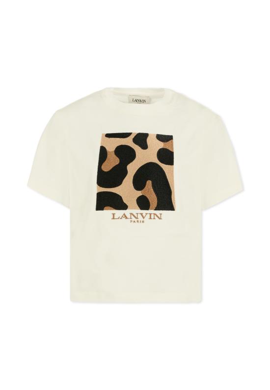 25FW [키즈] 랑방 티셔츠 N30256 117 IVORY