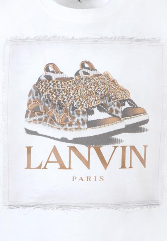25FW [키즈] 랑방 티셔츠 N30255 117 WHITE - LANVIN