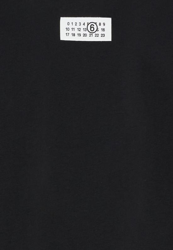 26SS [키즈] MM6 메종마르지엘라 티셔츠 M61022 MM04I M6900 BLACK - MM6 MAISON MARGIELA
