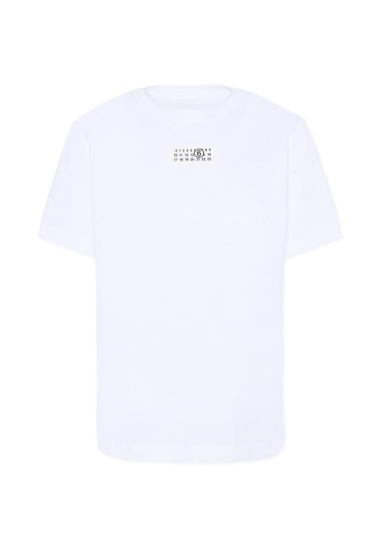 26SS [키즈] MM6 메종마르지엘라 티셔츠 M61022 MM04I M6100 WHITE