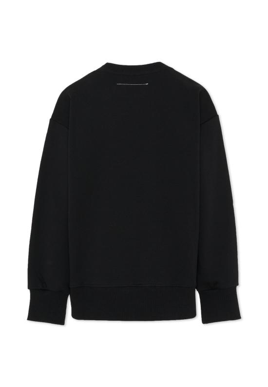 26SS [키즈] MM6 메종마르지엘라 트레이닝 상의 M61011 MM04H M6900 BLACK - MM6 MAISON MARGIELA