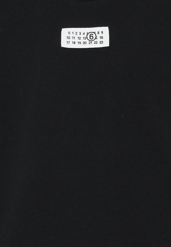 26SS [키즈] MM6 메종마르지엘라 트레이닝 상의 M61011 MM04H M6900 BLACK - MM6 MAISON MARGIELA