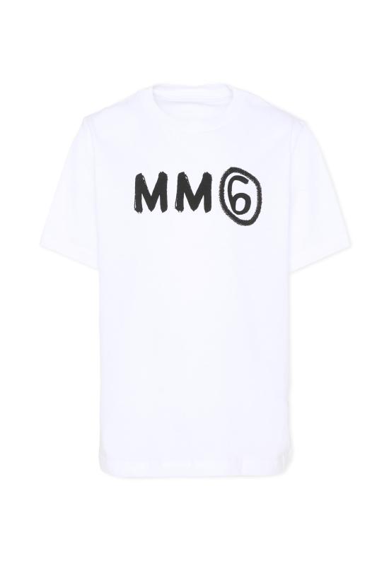 26SS [키즈] MM6 메종마르지엘라 티셔츠 M61016 MM04I M6C49 MULTICOLOR - MM6 MAISON MARGIELA