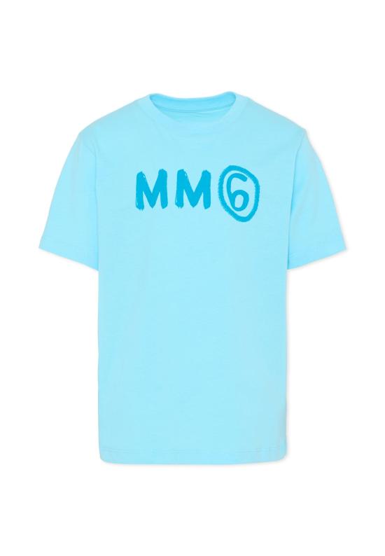 26SS [키즈] MM6 메종마르지엘라 티셔츠 M61016 MM04I M6C49 MULTICOLOR - MM6 MAISON MARGIELA