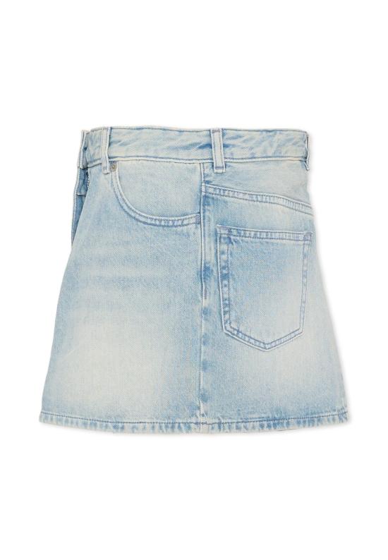 26SS [키즈] MM6 메종마르지엘라 스커트 M60975 MM06Y M601 DENIM - MM6 MAISON MARGIELA