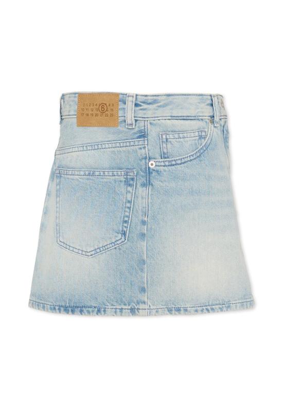 26SS [키즈] MM6 메종마르지엘라 스커트 M60975 MM06Y M601 DENIM