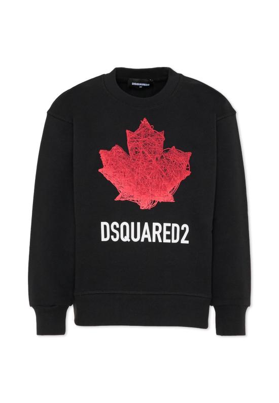 26SS [키즈] 디스퀘어드2 트레이닝 상의 DQ3193 D0AGW DQ900 BLACK