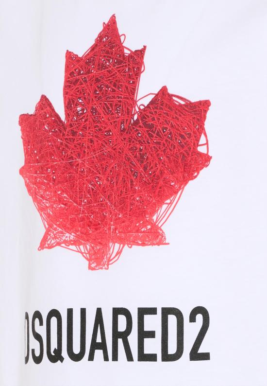 26SS [키즈] 디스퀘어드2 티셔츠 DQ3176 D00XM DQ100 WHITE - DSQUARED2