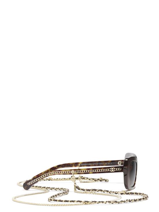 26FW 샤넬 선글라스 CH5553 C714S9 DARK TORTOISE - CHANEL