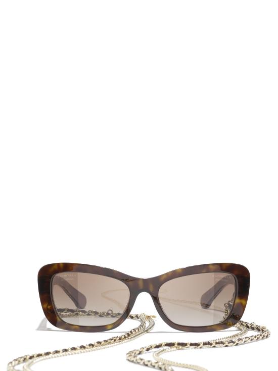 26FW 샤넬 선글라스 CH5553 C714S9 DARK TORTOISE
