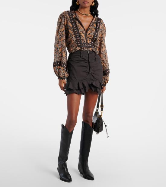 25SS 이자벨마랑 블라우스 HT0024FBC1J04E01BK BLACK DOM - ISABEL MARANT