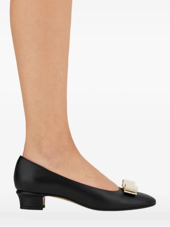 26SS 살바토레 페라가모 힐/펌프스 01L410 0790843 NERO MASCARPONE BISCOTTO - SALVATORE FERRAGAMO