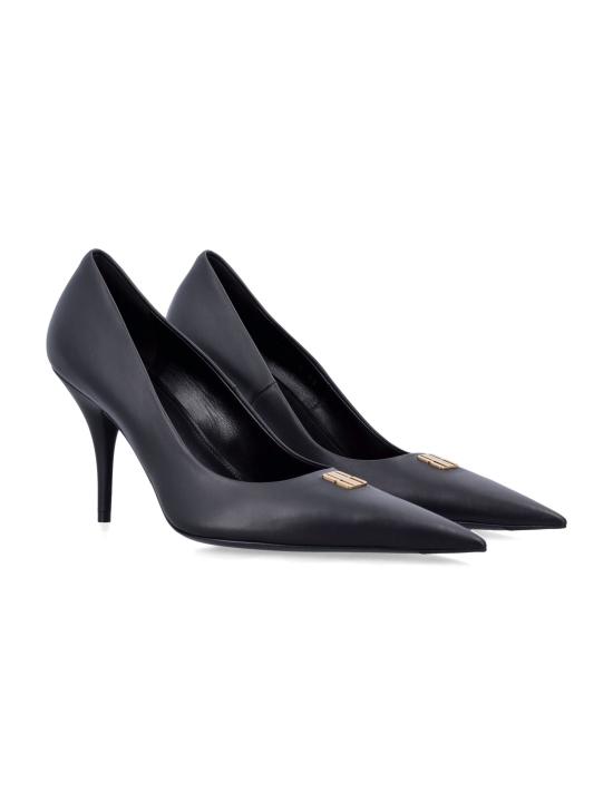 25FW 발렌시아가 에비뉴 BB 에디터 펌프스 845393WA919 1080 BLACK - BALENCIAGA