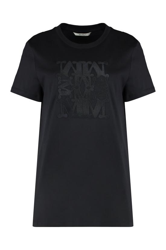 25FW 막스마라 반팔 티셔츠 BRAVO2521946032600008 black