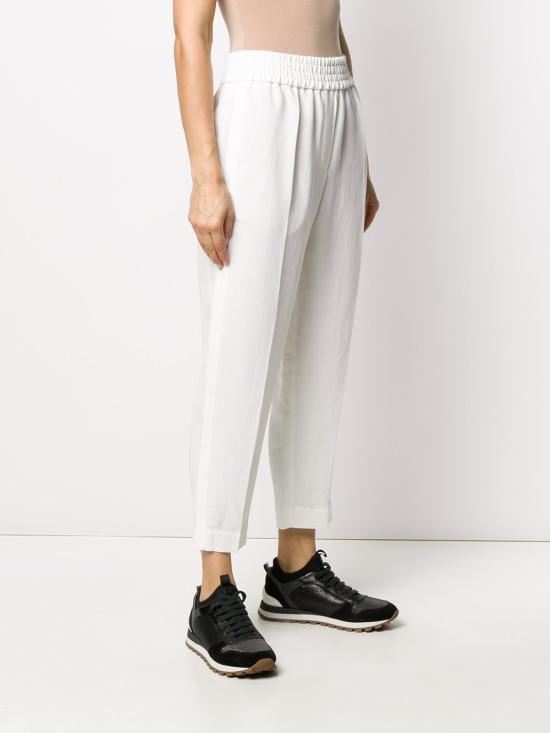 26SS 브루넬로 쿠치넬리 스트레이트 팬츠 MH126P7197C600 WHITE - BRUNELLO CUCINELLI