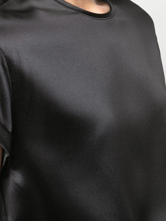 26SS 브루넬로 쿠치넬리 반팔 티셔츠 M0C59DE310C101 BLACK - BRUNELLO CUCINELLI