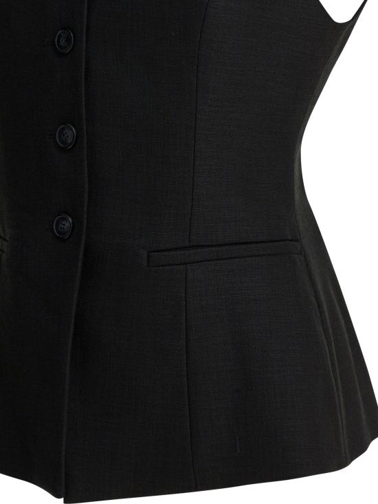 25FW 아이비앤오크 베스트 IO119128JUNIPERBK999 BLACK - IVY & OAK