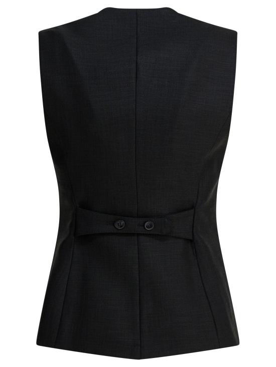 25FW 아이비앤오크 베스트 IO119128JUNIPERBK999 BLACK - IVY & OAK