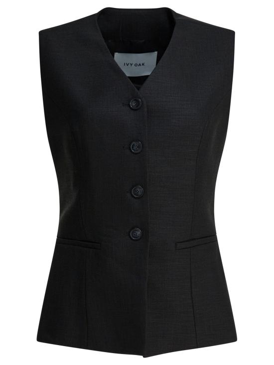 25FW 아이비앤오크 베스트 IO119128JUNIPERBK999 BLACK