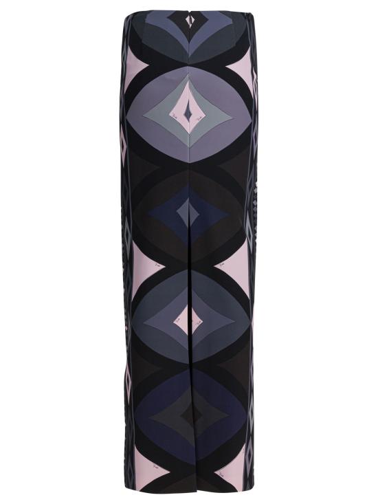 25FW 에밀리오푸치 롱 스커트 5URW115U882023 BLACK - EMILIO PUCCI