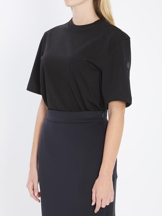 25FW 몽클레어 반팔 티셔츠 K24038C0000189AUG999 black - MONCLER