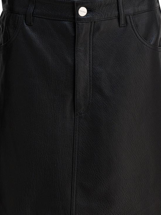 25FW 아이비앤오크 미디 스커트 IO118055LILOUBK999 BLACK - IVY & OAK