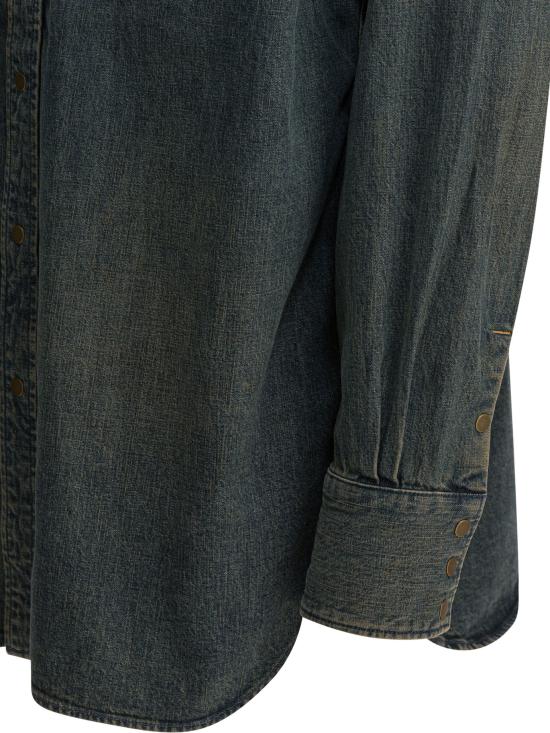 25FW 빔스 긴팔 셔츠 3811090179175 BLUE - BEAMS