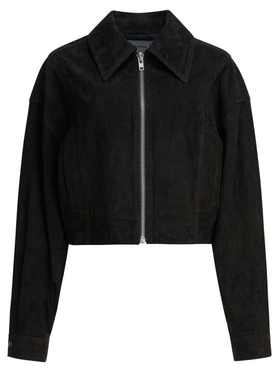 25FW 아이비앤오크 봄버 자켓 IO118042LENABK999 BLACK