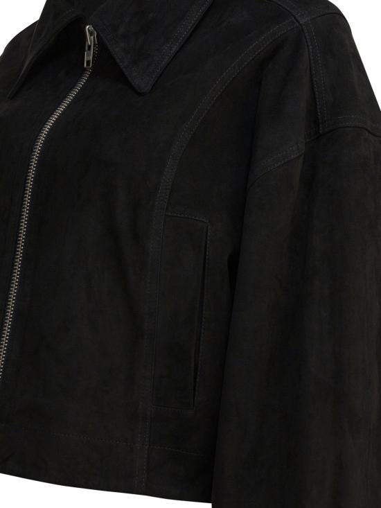 25FW 아이비앤오크 봄버 자켓 IO118042LENABK999 BLACK - IVY & OAK