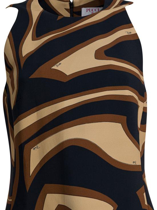 25FW 에밀리오푸치 미디 원피스 5URG435U748049 BLACK - EMILIO PUCCI